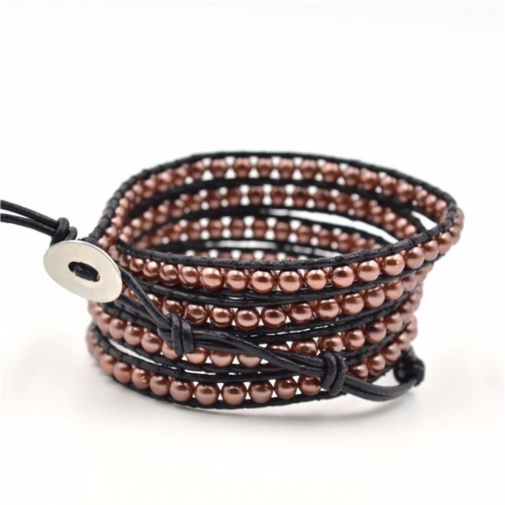 Women’s Leather Wrap Bracelet